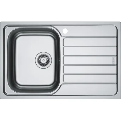 PRONTA CONSEGNA - Franke Lavello una vasca con gocciolatoio a destra Spark Incasso SKX 611-78 101.0712.130 finitura inox satinato da 78x50 cm