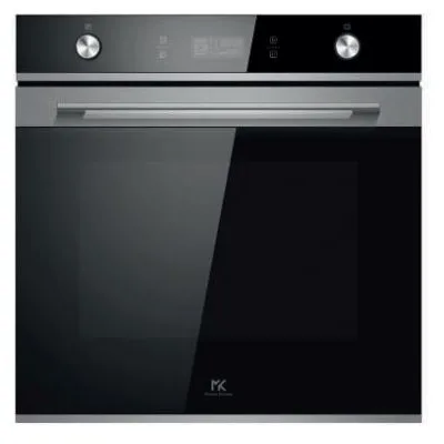 Master Kitchen Forno multifunzione combinato microonde da incasso MKO 1307-ED MMW BK finitura vetro nero da 60 cm