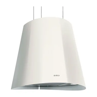 PRONTA CONSEGNA - Elica Cappa a sospensione JUNO WH/F/50 PRF0071972D finitura bianco da Ø50 cm