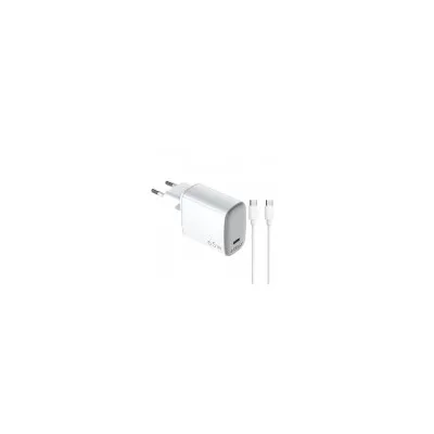 CELLY USBC WALL CHARGER GAN 65W+USBC CABL UPTC1USBC65WCTC