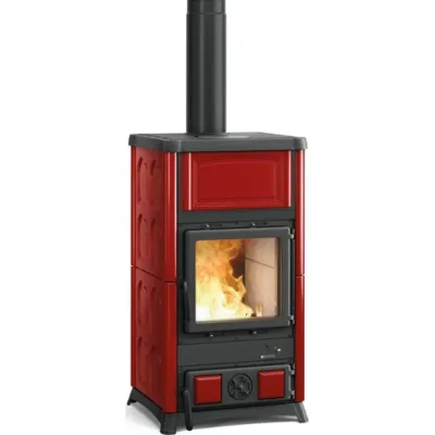 La Nordica Stufa a legna con sistema di recupero calore CONCITA.16 3000320 finitura bordeaux