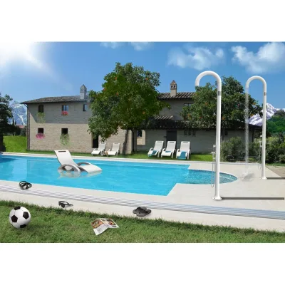 Arkema Doccia tradizionale Funny Yin in polietilene in diverse finiture da h. 232 cm