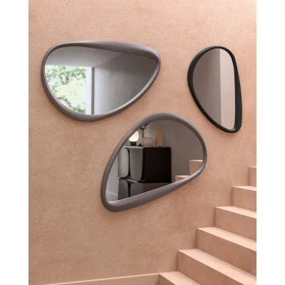 Ozzio Specchio Soho art. X035 con cornice in laccato da 92.5x64 cm