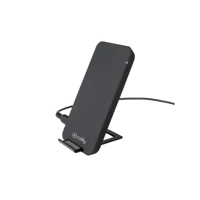 CELLY WIRELESS CHARGER PAD STAND 10W BK WLFASTSTANDBK