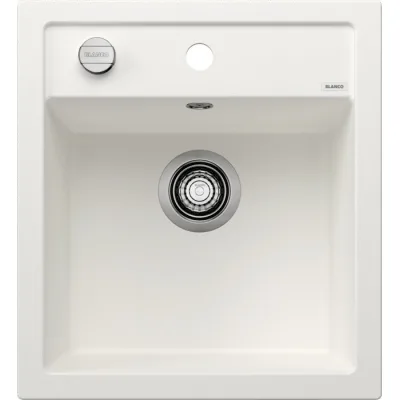 Blanco Lavello una vasca DALAGO 45 1517160 finitura bianco da 46.5x51 cm - Sopratop