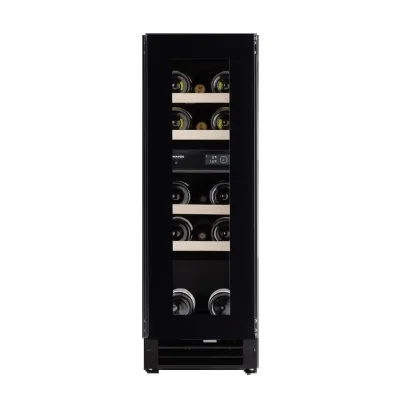 Dunavox Cantina vino a incasso o libera installazione FLOW-16H DAUF-16.64DBH finitura nero da 30 cm