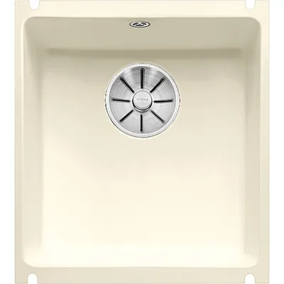 Blanco Lavello una vasca SUBLINE 375-U 1519595 in ceramica magnolia da 41.4x45.6 cm - Sottotop