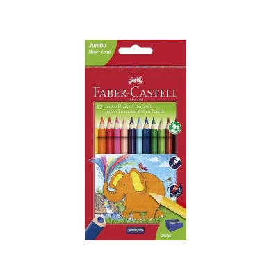FABER CASTEL CF12 JUMBO PASTELLI COL ASS + TEMP 116501