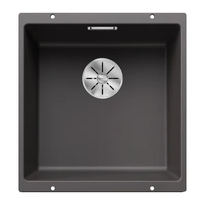PRONTA CONSEGNA - Blanco | Lavello una vasca SUBLINE 400-U 1518963 finitura grigio roccia da 43x46 cm - Sottotop