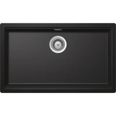 Schock Lavello una vasca KIRUNA N100XLU KIRN100XLU75 finitura nero opaco da 73.8x43.8 cm