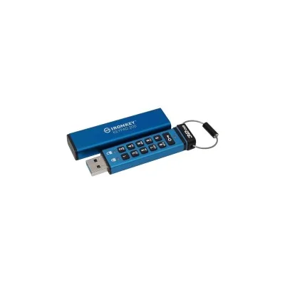 Pendrive Kingston Iron Key Keypad 200 Memoria USB Type C 32 GB IKKP200/32GB USB-C 3.2 Gen 1 Tipo A XTS-AES