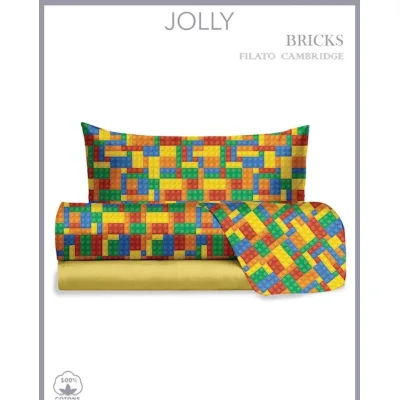 Completo letto 1 piazza filato Cambridge by Jolly