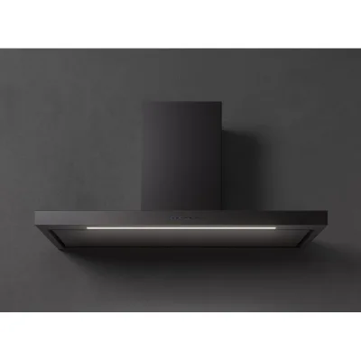 Falmec Cappa a parete Plane Plus NRS finitura nero da 120 cm