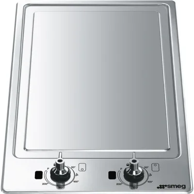 Smeg S Teppan Yaki domino PGF30T-1 in acciaio inox da 30 cm - IN PROMOZIONE FINO AL 6/07