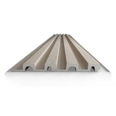Pannello doga centrale 3D decorativo in duropolimero rovere sbiancato 120x21x2800 mm (minimo 5pz)