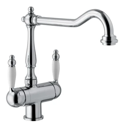 Schock Miscelatore 3 vie a doppio comando AQUAPURA STYLE SXSTY380 finitura cromato