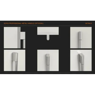 Fulgor Kit maniglia Professional per frigoriferi F4HKPRO30BM finitura acciaio inossidabile
