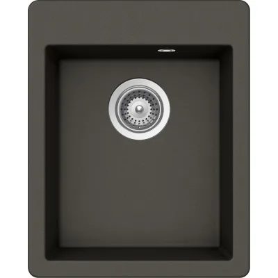 Schock Lavello una vasca NEMO N100XS NEMN100XS43 finitura asphalt da 40.6x50.8 cm