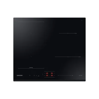 Samsung: Piano cottura a induzione NZ64B5046GK in vetroceramica nero da 60 cm