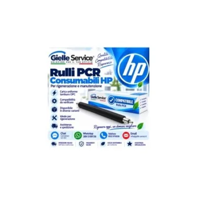 Rullo PCR compatibile HP – M4555/M601/602/603(CE390); P3015/M521/M525(CE255); P3005/M3035/M3027(Q7551); P4014/4015/4515(CC364)…