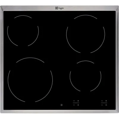 Electrolux Piano cottura elettrico KT6400X in vetroceramica nero da 58 cm