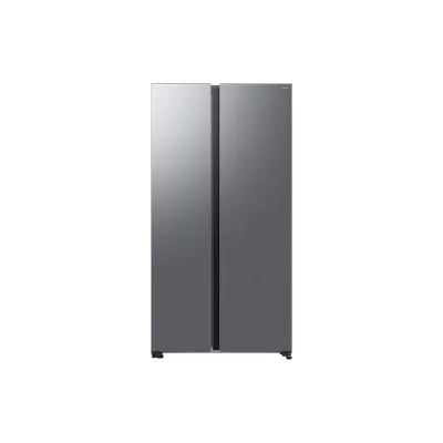 Samsung: Frigorifero side by side a libera installazione RS70F65QETEF finitura metal inox da 91 cm