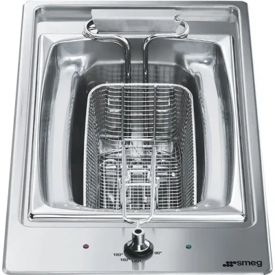 Smeg S Friggitrice domino PGF30F in acciaio inox da 30 cm - IN PROMOZIONE FINO AL 6/07