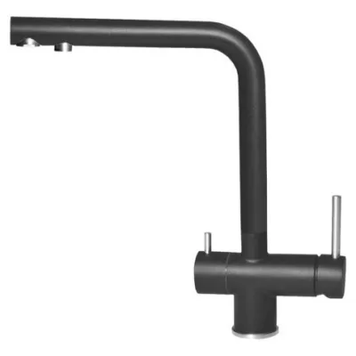 Elleci Miscelatore filtrante monocomando con canna girevole TOURMALINE MGKTOU40 finitura G40 nero