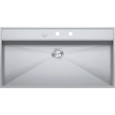Barazza Lavello una vasca FLEXI 1LFX101 finitura inox satinato da 105x56 cm