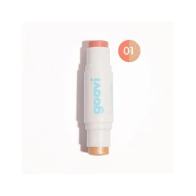 GOOVI STICK DUO BLUSH E HIGHLIGHTER 01 PASTEL BONNE MINE