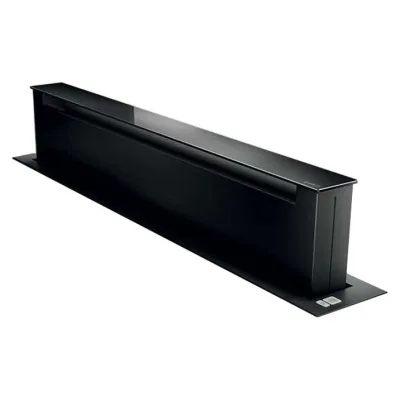 Elica Cappa filtrante downdraft PANDORA BL/F/90 PRF0120979 finitura nero e vetro nero da 90 cm - Con motore interno