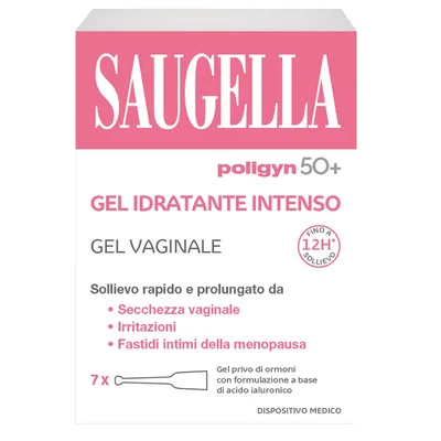 Saugella Poligyn 50+ Gel Idratante Intenso 7 Tubetti Monodose Da 4 Ml