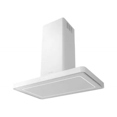PRONTA CONSEGNA - Faber Cappa a isola T-LIGHT ISOLA EV8+ WH MATT A100 110.0456.265 finitura bianco opaco da 100 cm