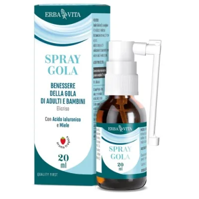 SPRAY GOLA ADULTI E BAMBINI ELICRISO 20ML