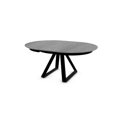 PRONTA CONSEGNA - Calligaris OUTLET Tavolo allungabile Atlante CS4117-D 127 con struttura in metallo P176 e piano in ceramica P1C da Ø127(177)