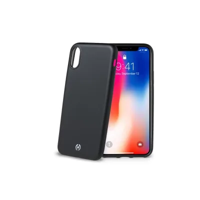 CELLY SOFTMATT COVER IPHONE XS/X BLACK SOFTMATT900BK
