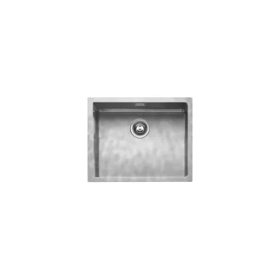 Barazza Lavello una vasca R15 VINTAGE 1X50V finitura inox vintage da 54x44 cm