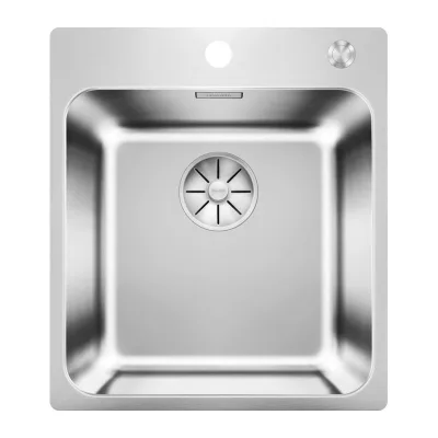 PRONTA CONSEGNA - Blanco | Lavello una vasca SOLIS 400-IF/A 1526119 in acciaio inox da 44x50 cm - Sopratop/Filotop