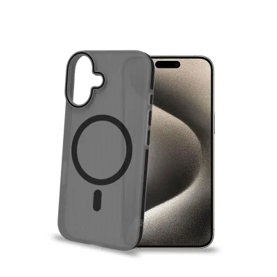CELLY MAGSAFE SUIT COVER IPHONE 16 BLACK MAGSUIT1078BK