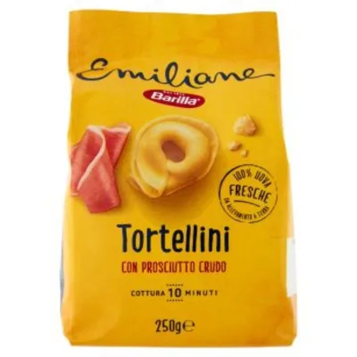 Barilla Emiliane Tortellini con Prosciutto Crudo pasta all'uovo 250 g