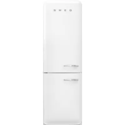 Smeg Frigorifero combinato con cerniere a sinistra a libera installazione FAB32LWH6 finitura bianco da 60 cm - IN PROMOZIONE FINO AL 30/06