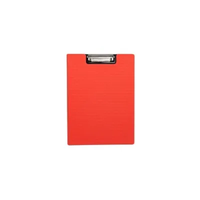 CARTELLA IN PLASTICA MKtape con clip superiore e coperchio Formato A4 Colore CORALLO
