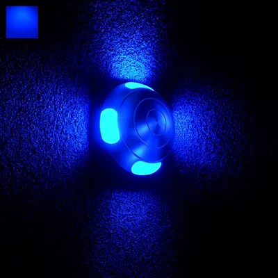 FARETTO LED SEGNAPASSI 3W  LUCE BLU 170LM IP44 DA INCASSO PER ABITAZIONI, VILLE, GIARDINI, NEGOZI GARENERGIE GEODL010BL GARENERG