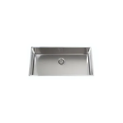 Alpes Vasca sottotop VSR 80 in acciaio inox da 83x43 cm