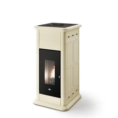 Eva Calòr Termostufa a pellet VENERE 17,5 9016004800 finitura crema