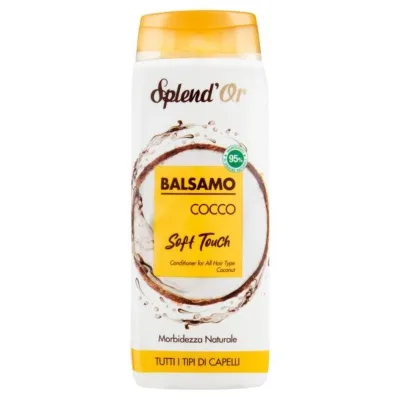 Splend’Or Balsamo Cocco Soft Touch per Capelli Morbidi e Setosi 300 ml