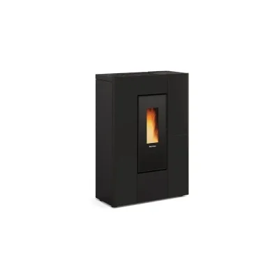 Extraflame Stufa a pellet ermetica canalizzata slim MARILENA PLUS 5.0 AD 1296301 finitura nero