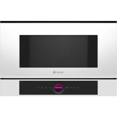 PRONTA CONSEGNA - Bosch Forno microonde da incasso BFL7221W1 finitura bianco da 60 cm - Serie 8