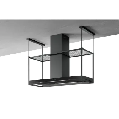 Airforce Cappa a isola aspirante ANTARES AN/A/140 AF000061 finitura antracite da 140 cm