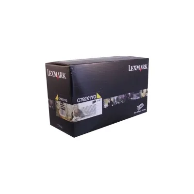 TONER ORIGINALE LEXMARK C792 C790 C792X1YG GIALLO 20K